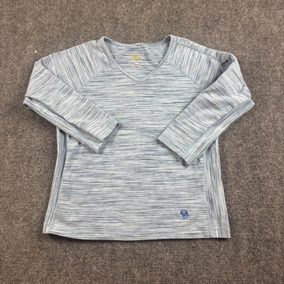Mountain Hardwear Tops - MOUNTAIN HARDWEAR Women’s Heathered Blue 3/4 Length Sleeve T-Shirt size: Medium